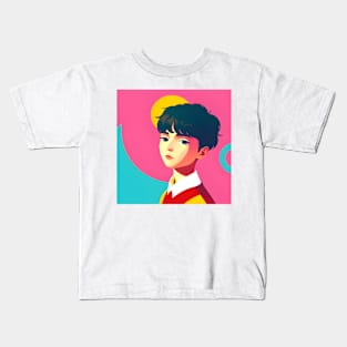 Handsome pretty guy Kids T-Shirt